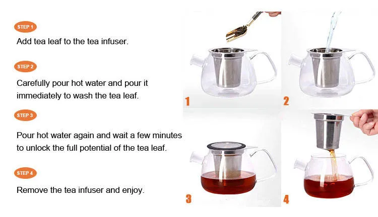 Wholesale The Newest Reusable Eco Tea Strainer Stainless Steel Mesh Tea Filter