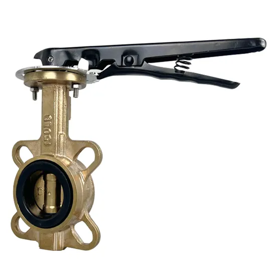 Manual Aluminum Bronze Wafer Butterfly Valve 