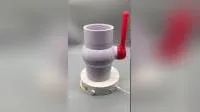 PVC Spigot Socket Ball Valve PVC Valve Ball Check Valve