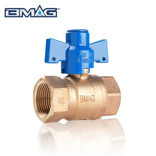 Bronze Ball Valve with Aluminum Handle for South America Market 