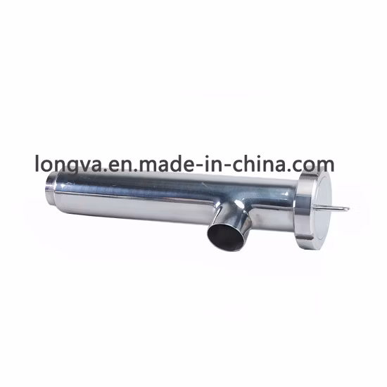 Sanitary 304 Stainless Steel Welded Angle Filter for Milk Strainer