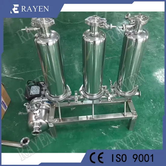 China Stainless Steel Wire Filter Strainers PTFE Filter Housing 