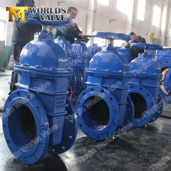 Awwa Ductile Iron Flanged Ends Non Rising Stem Control Water Gate Valves Awwac515 Awwac509 