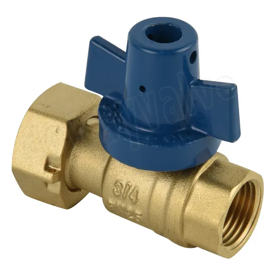 OEM Bronze Water Meter Valve with Aluminum Handle China Factory 