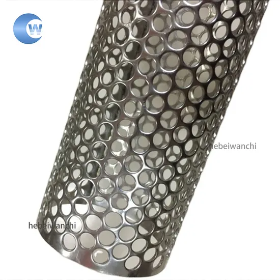 Metal Perforated Water Treatment Sintered Mesh Screen Element Strainer Cone Basket Filter Tube 