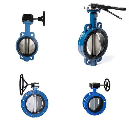 Dx Factory Sales Cast Iron Body Butterfly Valve 