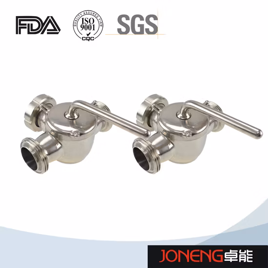 Stainless Steel Hygienic 3 Way Union Connection Plug Valve