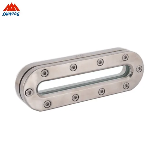 Rectangular Obround Sight Glass Level Indicator 